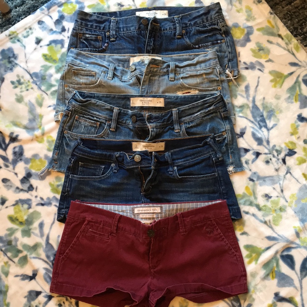 Bundle A&F Jean and Fabric Shorts